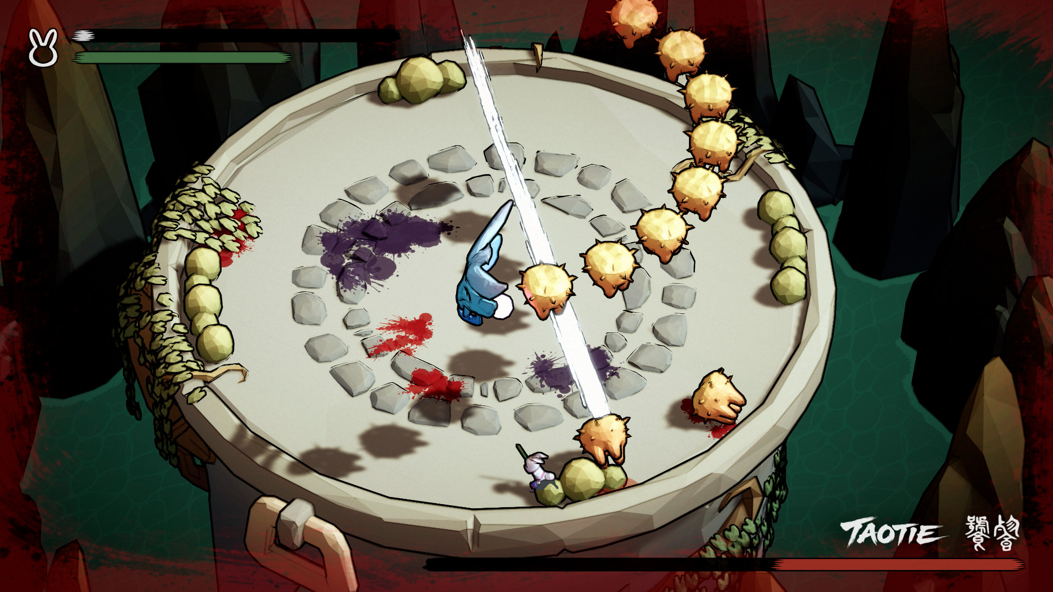 Exploring a teal-tinted temple interior with traditional Chinese architecture